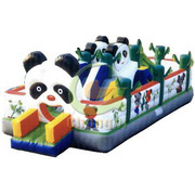panda  jungle inflatable amusement park